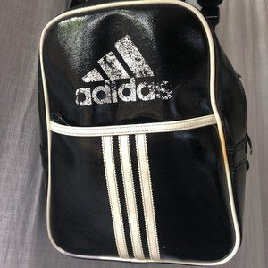 Adidas Black Glossy Mini Backpack